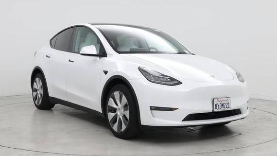 TESLA MODEL Y 2021 5YJYGDEE4MF271516 image